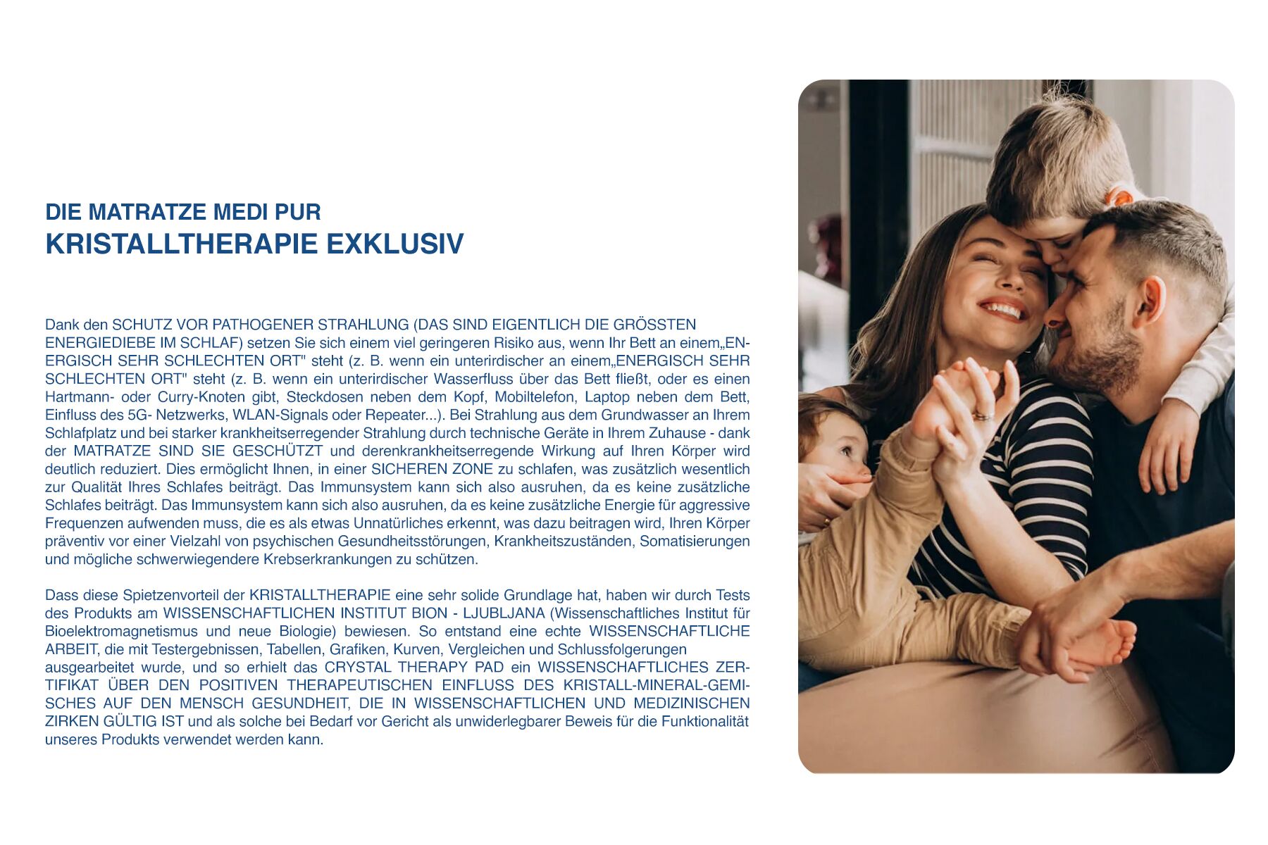 MATRATZE MEDI PUR – KRISTALLTHERAPIE EXKLUSIV – Bild 8