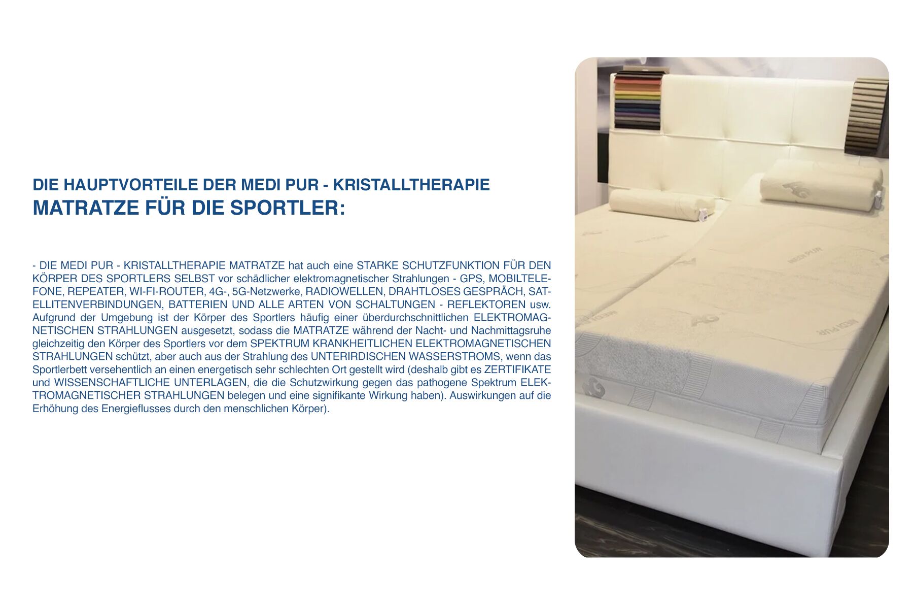 MATRATZE MEDI PUR – KRISTALLTHERAPIE EXKLUSIV – Bild 14
